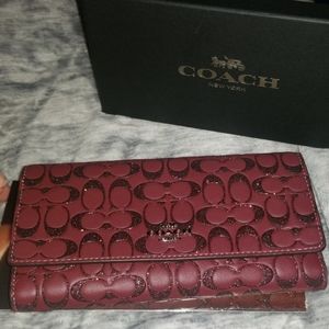 Coach fold wallet